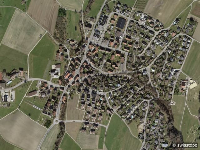 Luftbild Aesch