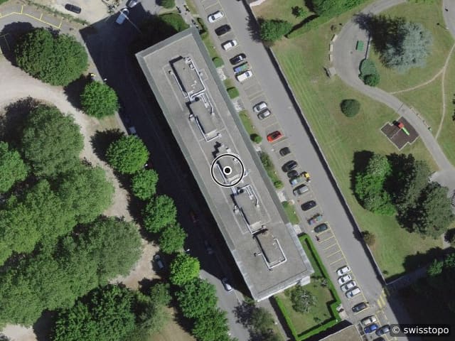 Luftbild der Lage – Avenue de la Rochelle 18, 1008 Prilly