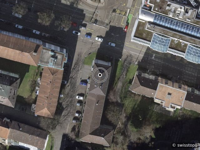 Vista aerea della posizione – Tramstrasse 24, 8050 Zürich