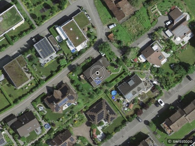 Aerial view of the location – Listrighöhe 25, 6020 Emmenbrücke