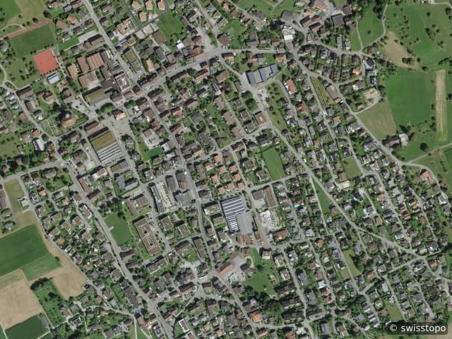 Luftbild: das Gebiet
