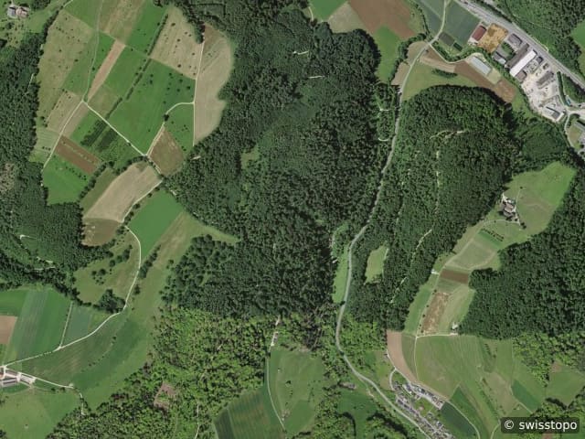 Aerial view of the location – Reinach