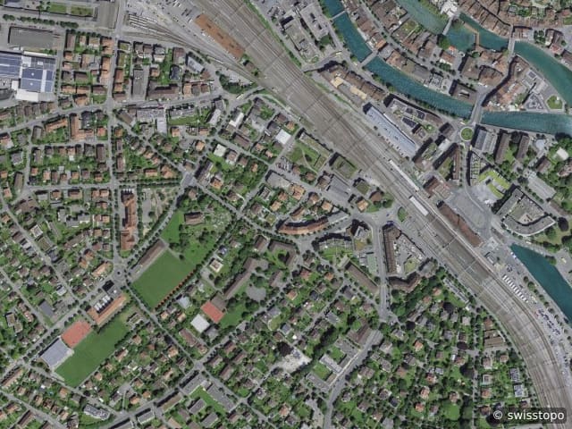 Luftbild Thun