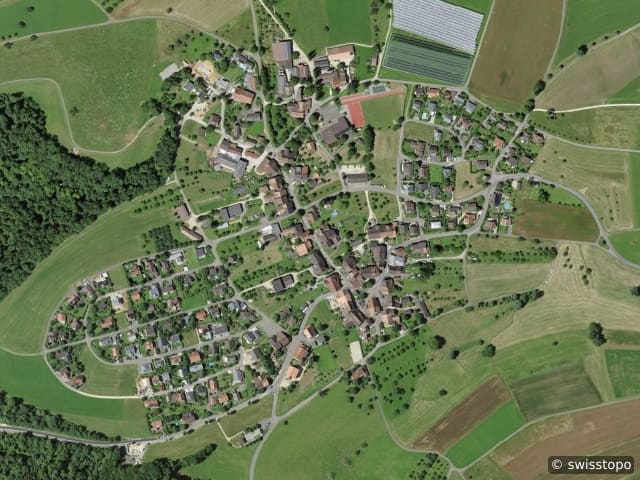 Luftbild Anwil