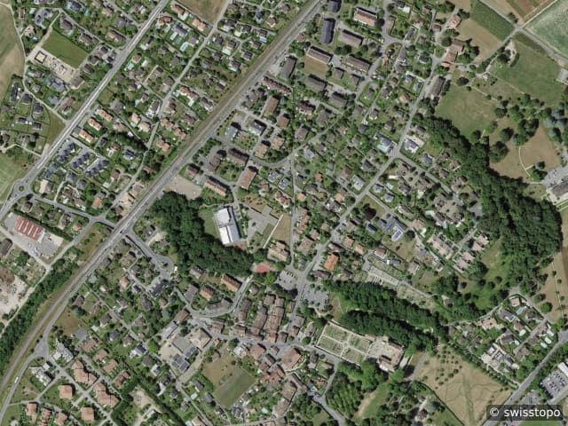 Luftbild der Lage – 1197 Prangins