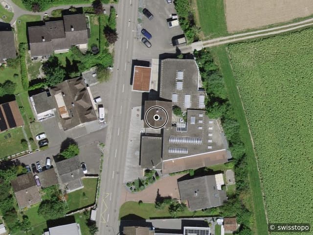 Luftbild Zofingerstrasse 38, Brittnau