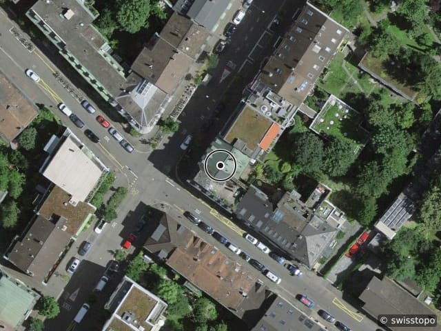 Luftbild der Lage – Leimenstrasse 57, 4081 Basel