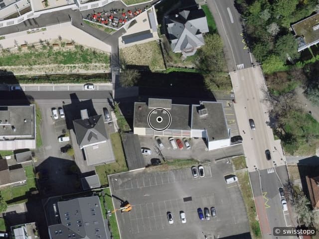 Luftbild Rue de la Brasserie 22, Delémont