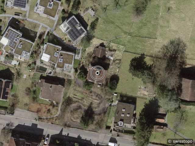 Vista aerea della posizione – Weinbergstrasse 60, 8400 Winterthur