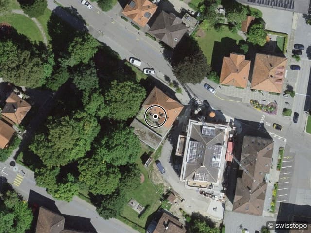 Luftbild Seeallee 1, Heiden
