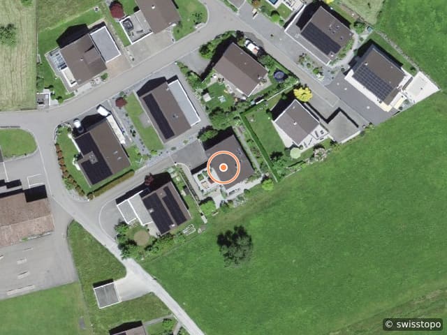 Luftbild Baumgartenstrasse 24, Maseltrangen