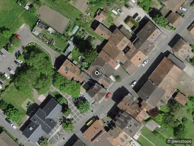 Luftbild Rue du Village 44, Vernier