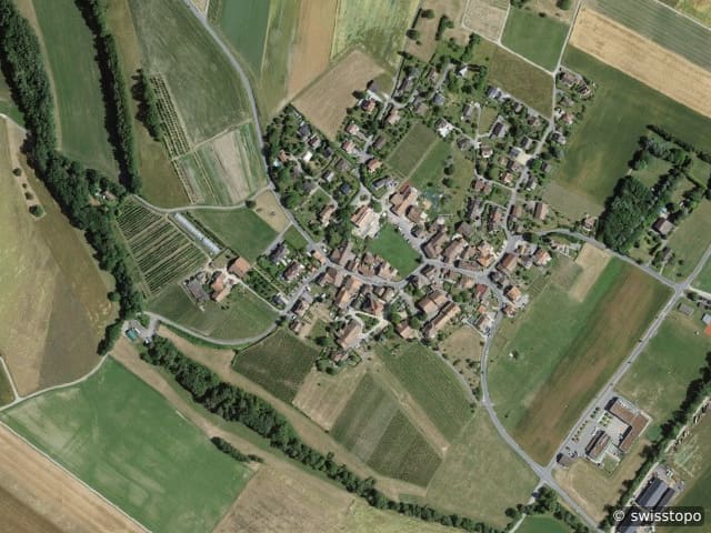 Luftbild Colombier VD