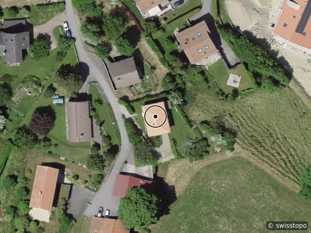 Luftbild Chemin de la Diey 15, Granges (Veveyse)