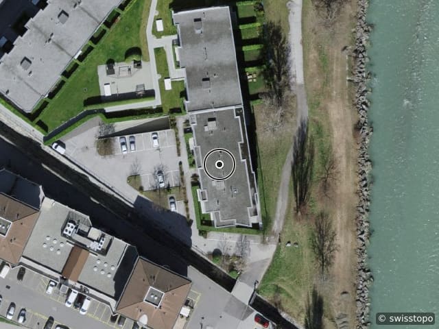 Luftbild Rue de la Dixence 53 A, Sion