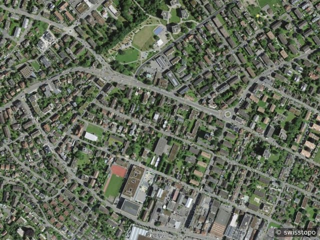 Luftbild Lettenweg 74, Allschwil