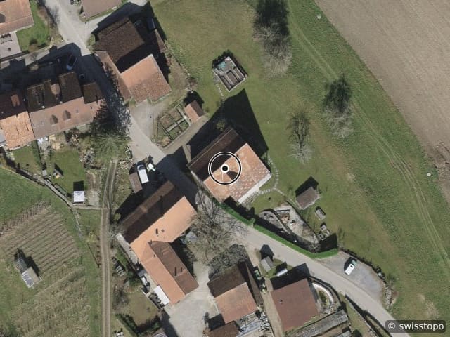 Luftbild der Lage – Stuhlenstrasse 39, 8123 Ebmatingen
