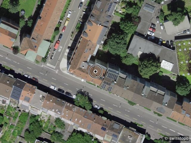 Luftbild Gundeldingerstrasse 457, Basel