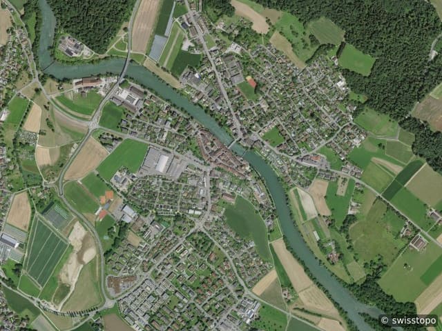 Luftbild Mellingen