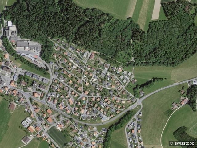 Luftbild Chemin des Terraux 9, Ursy