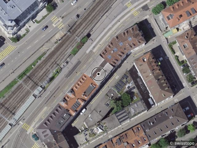 Luftbild Bahnhofstr. 13, St. Gallen