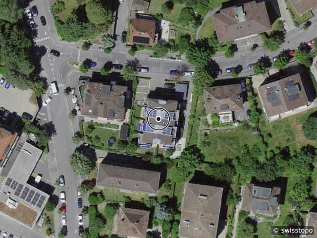 Luftbild der Lage – Chemin des Diablerets 2, 1012 Lausanne