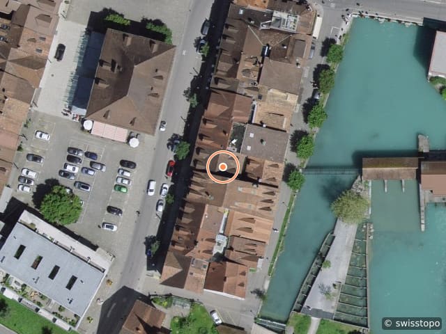 Luftbild Untere Gasse 13, Unterseen