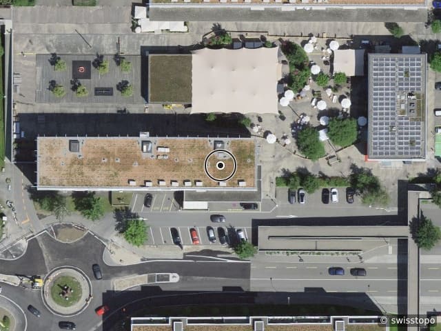 Luftbild Im Zentrum 3, St. Gallen