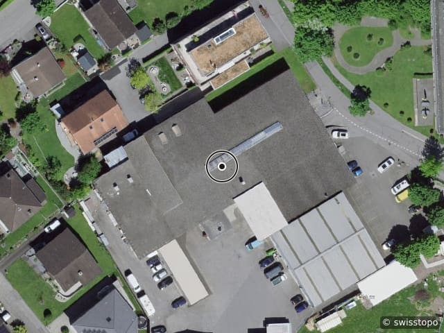 Luftbild Aeulistrasse 1, Buchs