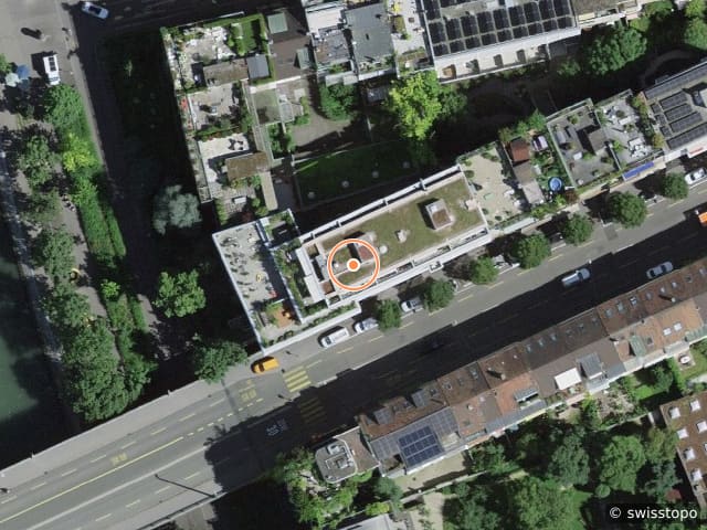 Luftbild Feldbergstrasse 3, Basel