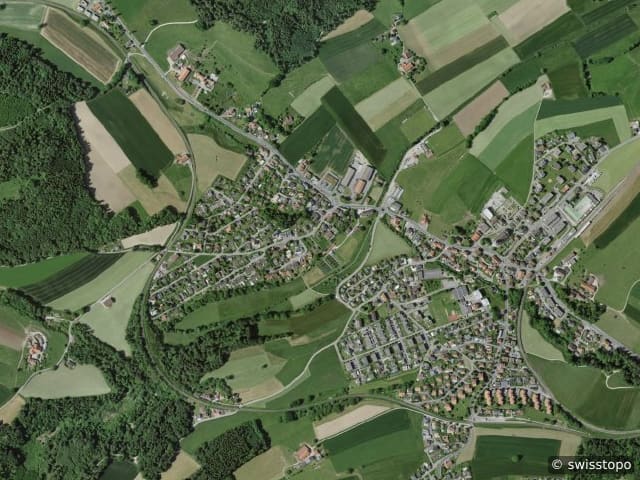 Luftbild Belfaux
