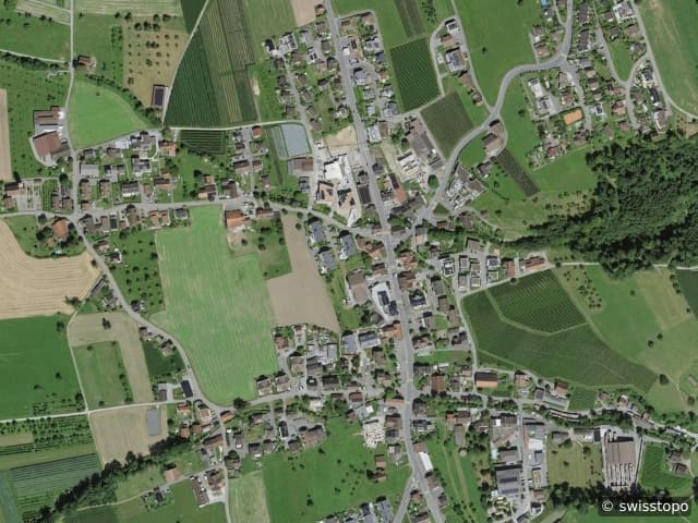 Luftbild Aesch
