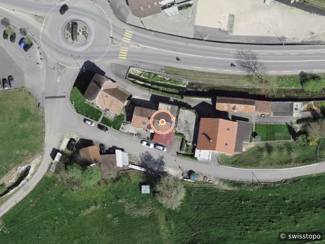 Luftbild Rue de la Monte 3, Pontenet