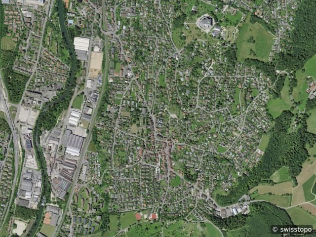 Luftbild Dornach