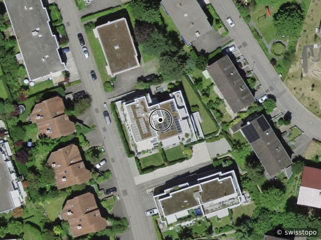 Luftbild Im Kugelfang 25, Binningen