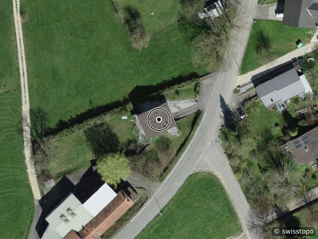 Luftbild Route de Delémont 25, Rossemaison