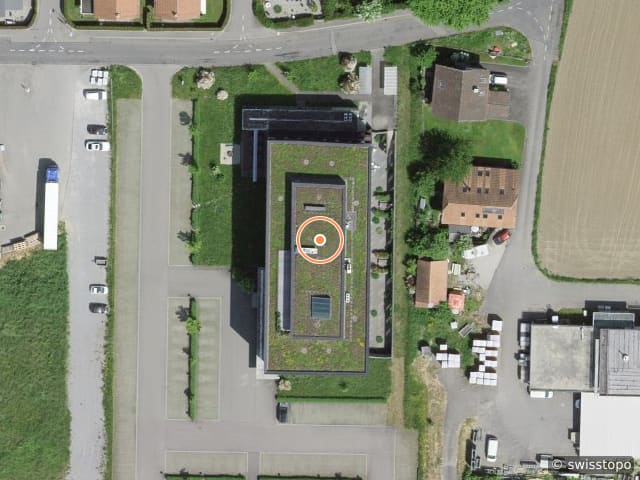 Luftbild Industriestrasse 44, Wünnewil-Flamatt
