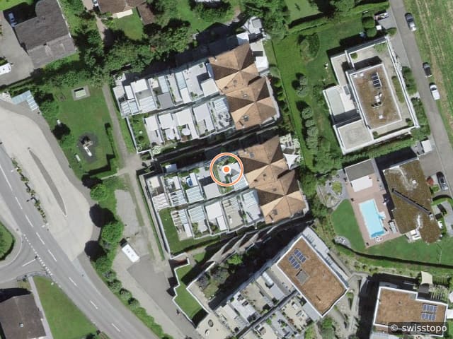 Luftbild Honertstrasse 3, Stetten