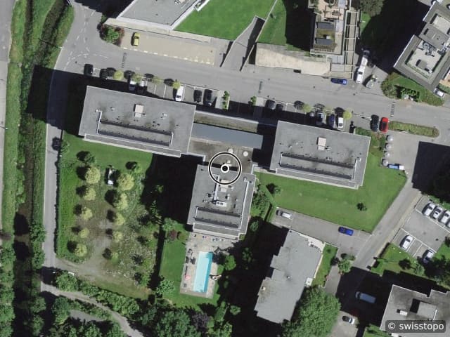 Luftbild der Lage – Via Pestariso 11, 6982 Agno