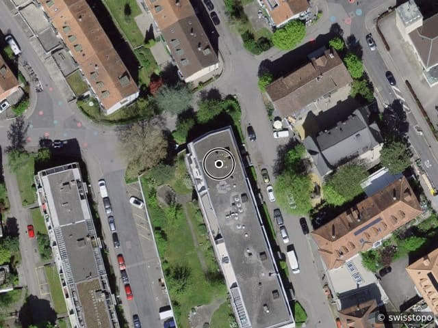 Luftbild der Lage – Greyerzstrasse 85, 3013 Bern