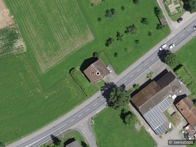 Luftbild der Lage – Dorfstrasse 88, 6142 Gettnau