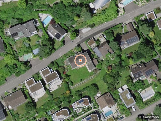 Luftbild Oberer Rebbergweg 35, Reinach