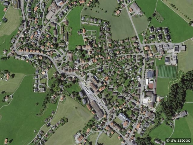 Luftbild Ort s Bruggmoos 18, Speicher