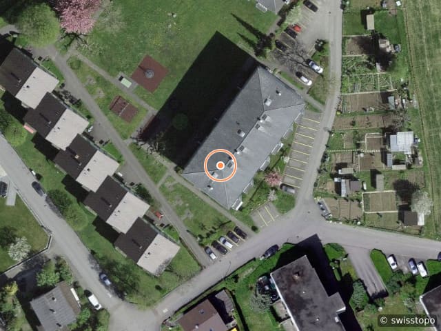 Luftbild Denkmalweg 23, Lengnau