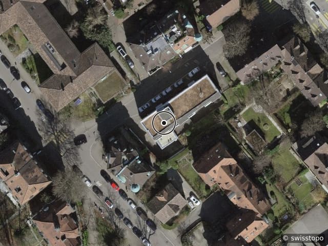 Luftbild Spyristrasse 8, Zürich