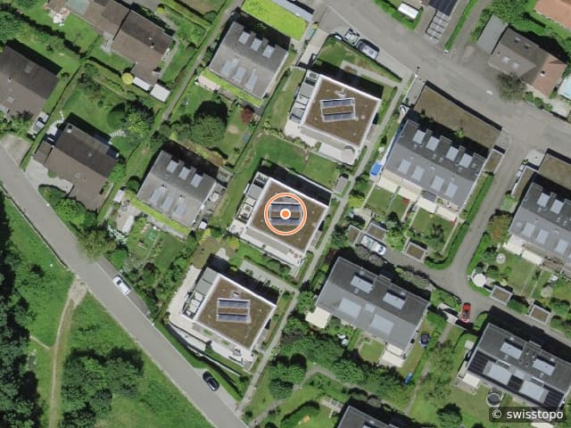 Luftbild Pfaffenmattweg 53A, Muttenz