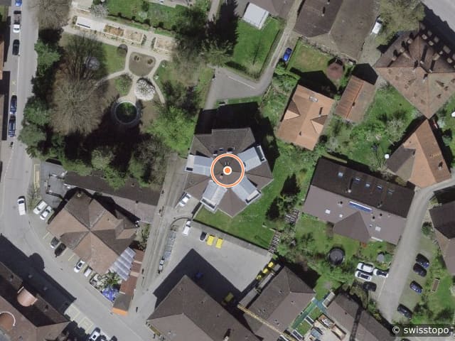 Luftbild der Lage – Bahnhofstrasse 5D, 3550 Langnau im Emmental