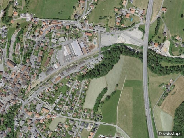 Luftbild Châtel-Saint-Denis