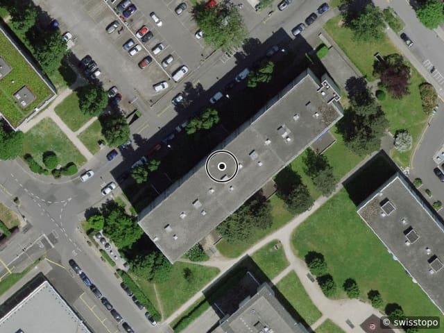 Luftbild Rue Gilbert 6, Meyrin