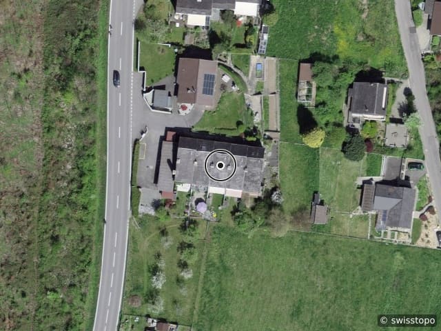 Vue aérienne de l’emplacement – Bernstrasse 98, 3125 Toffen